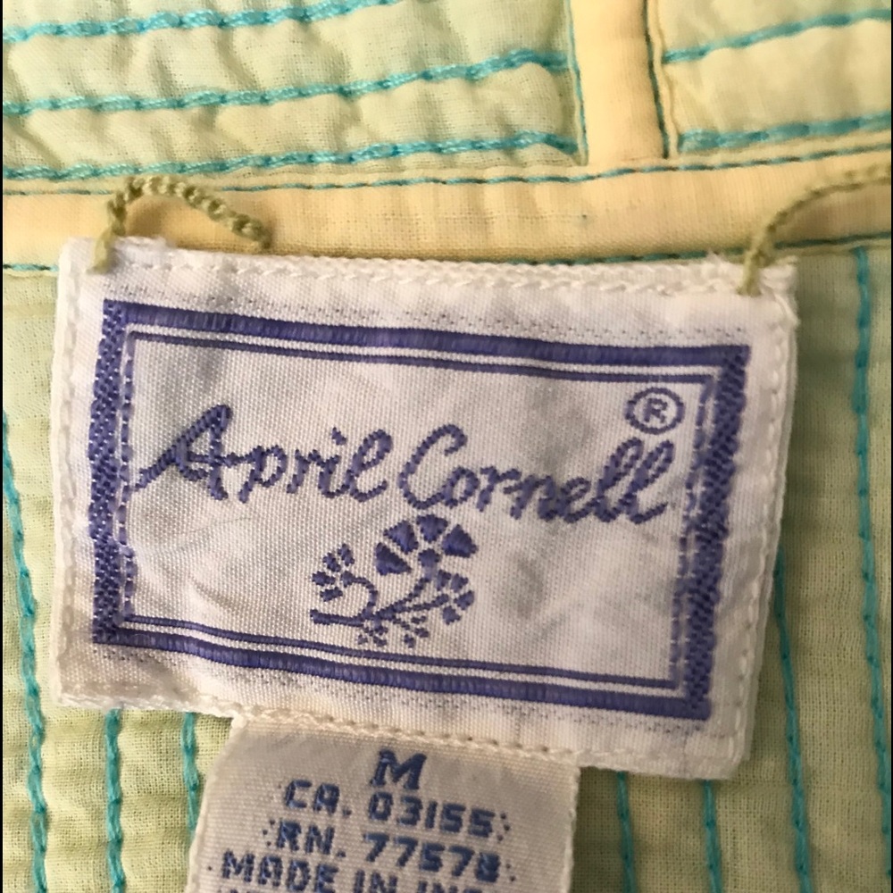 Reversible quilted spring jacket by April Cornell - Picture 13 of 13